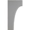 Ekena Millwork 1 3/4"W x 4"D x 8"H Clarksville Wood Vintage Decor Bracket, Pebble Grey BKTWD02X04X08CVPG - alternate 2
